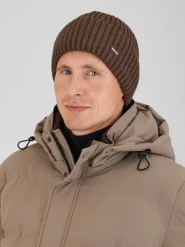 МУЖСКАЯ ШАПКА HM2608 КОРИЧНЕВАЯ