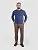 ДЖЕМПЕР МУЖСКОЙ PEPLOS KN25J041 СИНИЙ (100) Вид 4