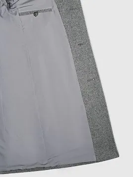 ПАЛЬТО МУЖСКОЕ PEPLOS OW2551-CT СЕРЫЙ
