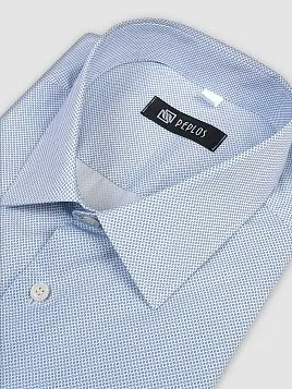 СОРОЧКА МУЖСКАЯ PEPLOS SH22066-R ГОЛУБОЙ