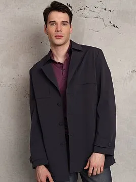 ВЕТРОВКА МУЖСКАЯ PEPLOS OW25102-SJ ТЕМНО-СИНИЙ