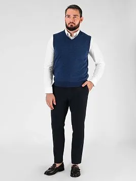 ЖИЛЕТ МУЖСКОЙ PEPLOS KN-CV-02 СИНИЙ