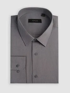 МУЖСКАЯ СОРОЧКА SH26181-SL СЕРАЯ