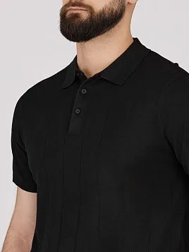 ТРИКОТАЖНАЯ РУБАШКА С ШЕРСТЬЮ KN26SH043-LR ЧЁРНЫЙ