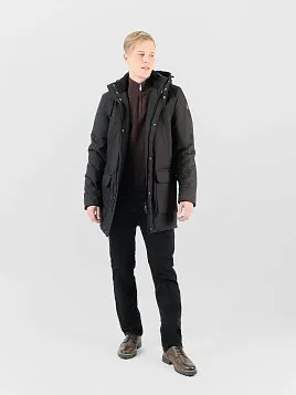 КУРТКА МУЖСКАЯ PEPLOS OW2527-DJ ЧЁРНЫЙ