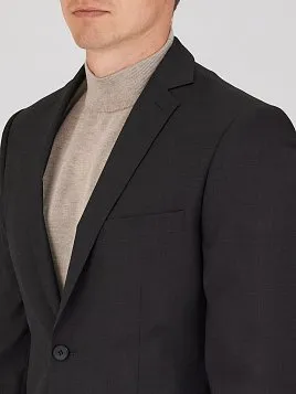 МУЖСКОЙ КОСТЮМ SU26009-SL ЧЁРНЫЙ