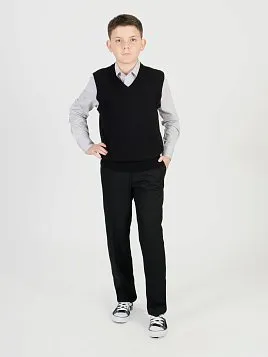 ЖИЛЕТ ДЛЯ МАЛЬЧИКА PEPLOS JKN24V007 ЧЁРНЫЙ