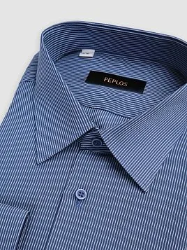 МУЖСКАЯ СОРОЧКА SH26133-R СИНЯЯ