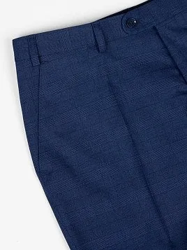 КОСТЮМ МУЖСКОЙ PEPLOS SU21012-SL СИНИЙ (ЖИЛЕТ ОТДЕЛЬНО)