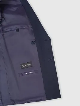 СИНИЙ ДВУБОРТНЫЙ МУЖСКОЙ КОСТЮМ SU26133-R