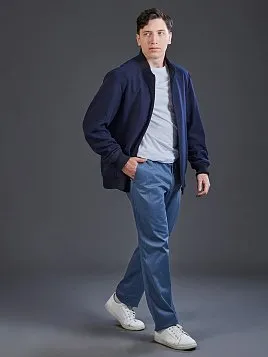 ТЕМНО-СИНЯЯ КУРТКА-БОМБЕР OW26302-JА