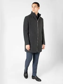 ПАЛЬТО МУЖСКОЕ PEPLOS OW2204-CT СЕРЫЙ