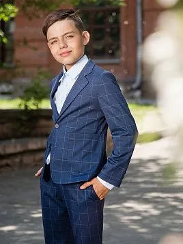 КОСТЮМ ДЛЯ МАЛЬЧИКА PEPLOS SU22J012-363 СИНИЙ