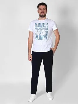 БРЮКИ МУЖСКИЕ СПОРТИВНЫЕ PEPLOS SP20003 ТЕМНО-СИНИЙ