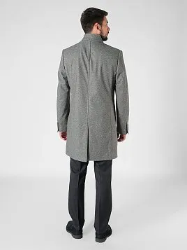 ПАЛЬТО МУЖСКОЕ PEPLOS OW2402-CT СЕРЫЙ
