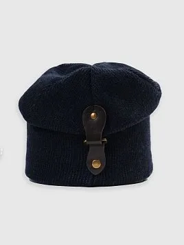 МУЖСКАЯ ШАПКАHM2611 ТЕМНО-СИНЯЯ