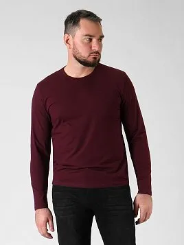 ФУТБОЛКА МУЖСКАЯ С ДЛИННЫМ РУКАВОМ PEPLOS TS24203-L БОРДОВЫЙ