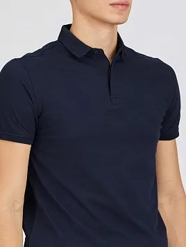 РУБАШКА-ПОЛО ИЗ ТКАНИ ПИКЕ TSP26020-R СИНЯЯ