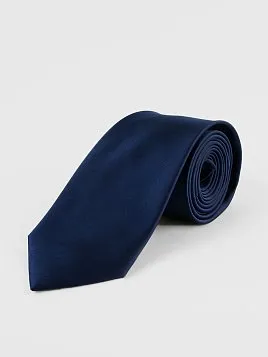 ГАЛСТУК МУЖСКОЙ PEPLOS ТЕМНО-СИНИЙ. ОДНОТОННЫЙ (400/173)