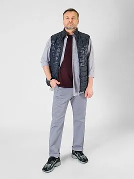 БРЮКИ МУЖСКИЕ PEPLOS P2309-SL СВЕТЛО-СЕРЫЙ