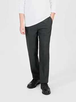 БРЮКИ ДЛЯ МАЛЬЧИКА TR26J004-322 ТЕМНО-СЕРЫЕ