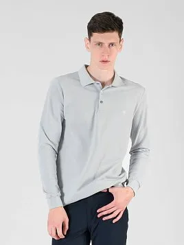 РУБАШКА-ПОЛО ПОДРОСТКОВАЯ С ДЛИННЫМ РУКАВОМ PEPLOS TS23T24-P СЕРЫЙ