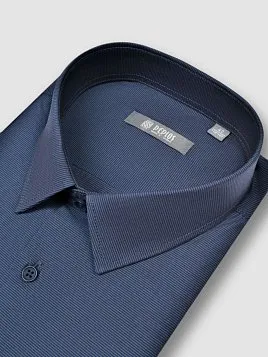 СОРОЧКА МУЖСКАЯ PEPLOS SH24143-SL ТЕМНО-СИНИЙ