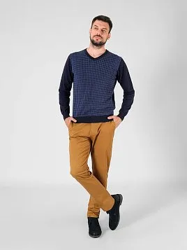 ПУЛОВЕР МУЖСКОЙ PEPLOS KN24P026 СИНИЙ