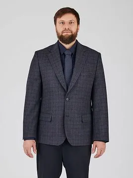 МУЖСКОЙ ПИДЖАК JA26107-С СИНИЙ