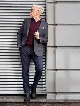 БРЮКИ МУЖСКИЕ PEPLOS TR24050-201 ТЕМНО-СИНИЙ