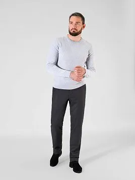 ДЖЕМПЕР МУЖСКОЙ PEPLOS KN24J014 СВЕТЛО-СЕРЫЙ