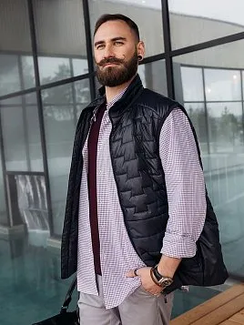 ЖИЛЕТ МУЖСКОЙ PEPLOS OW2411-V СИНИЙ