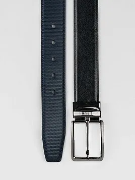 РЕМЕНЬ МУЖСКОЙ PEPLOS ДВУСТОРОННИЙ C15. BELT-22-C15-19 СИНИЙ-ЧЕРНЫЙ