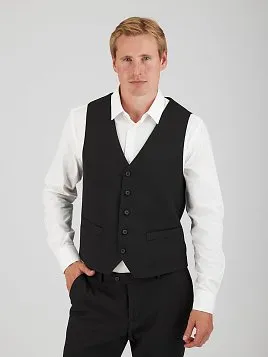 МУЖСКОЙ ЖИЛЕТ V26099-004 ЧЁРНЫЙ