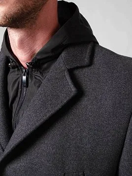 ПАЛЬТО МУЖСКОЕ PEPLOS OW2104-CT СЕРЫЙ