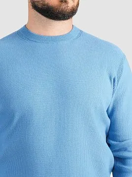 ДЖЕМПЕР МУЖСКОЙ PEPLOS KN25J019 ГОЛУБОЙ