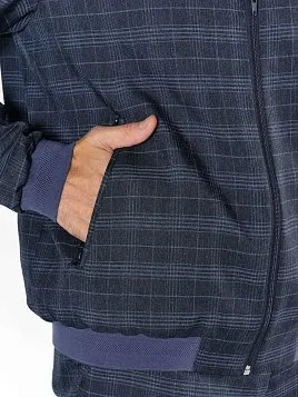 ПИДЖАК-БОМБЕР МУЖСКОЙ PEPLOS JA23013-В ТЕМНО-СИНИЙ