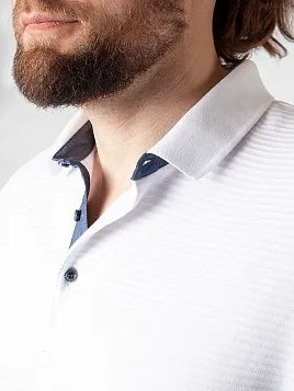 РУБАШКА-ПОЛО МУЖСКАЯ PEPLOS TS22006-P БЕЛЫЙ