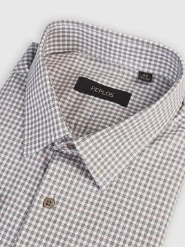 МУЖСКАЯ СОРОЧКА SH26191-R СЕРАЯ