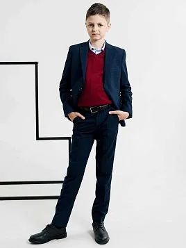 БРЮКИ ДЛЯ МАЛЬЧИКА PEPLOS TR24B201-SL ТЕМНО-СИНИЙ