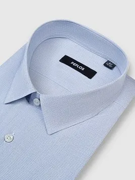 СОРОЧКА МУЖСКАЯ PEPLOS SH24078-K-C СИНИЙ