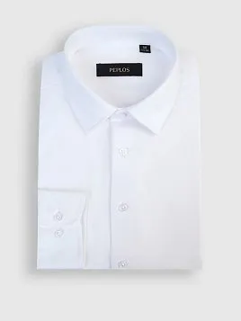 СОРОЧКА ПОДРОСТКОВАЯ PEPLOS SH25T002-SL БЕЛЫЙ