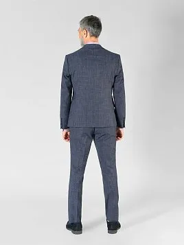 КОСТЮМ МУЖСКОЙ PEPLOS SU23003-SL СИНИЙ (ЖИЛЕТ ОТДЕЛЬНО)