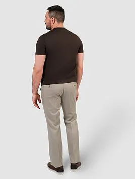 ФУТБОЛКА МУЖСКАЯ PEPLOS TSR25107-R КОРИЧНЕВЫЙ