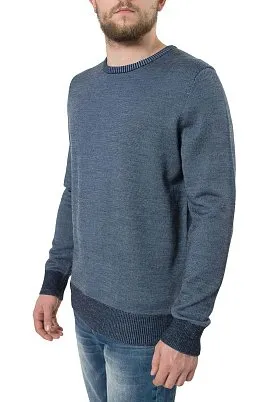 ДЖЕМПЕР МУЖСКОЙ MAJESTIC LEGATE KN19J039 ГОЛУБОЙ