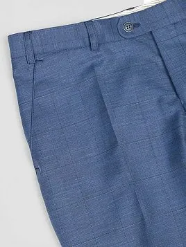 КОСТЮМ МУЖСКОЙ PEPLOS SU22043-SL ГОЛУБОЙ (ЖИЛЕТ ОТДЕЛЬНО)