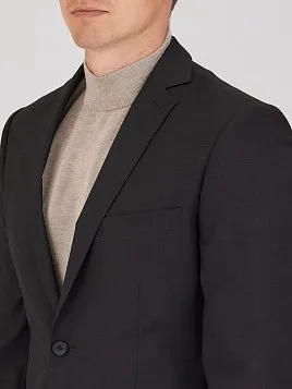 МУЖСКОЙ КОСТЮМ SU26009-SL ЧЁРНЫЙ