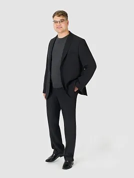 КОСТЮМ МУЖСКОЙ PEPLOS SU24005-C ЧЁРНЫЙ