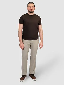 ФУТБОЛКА МУЖСКАЯ PEPLOS TSR25107-R КОРИЧНЕВЫЙ