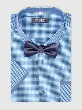 СОРОЧКА МУЖСКАЯ PEPLOS SH19242-K-R БИРЮЗОВЫЙ